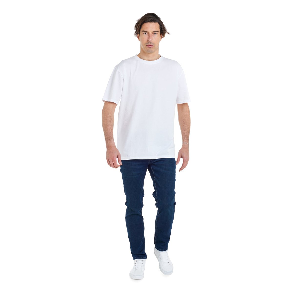 PANTALON REGULAR IZY bleu, PULLIN