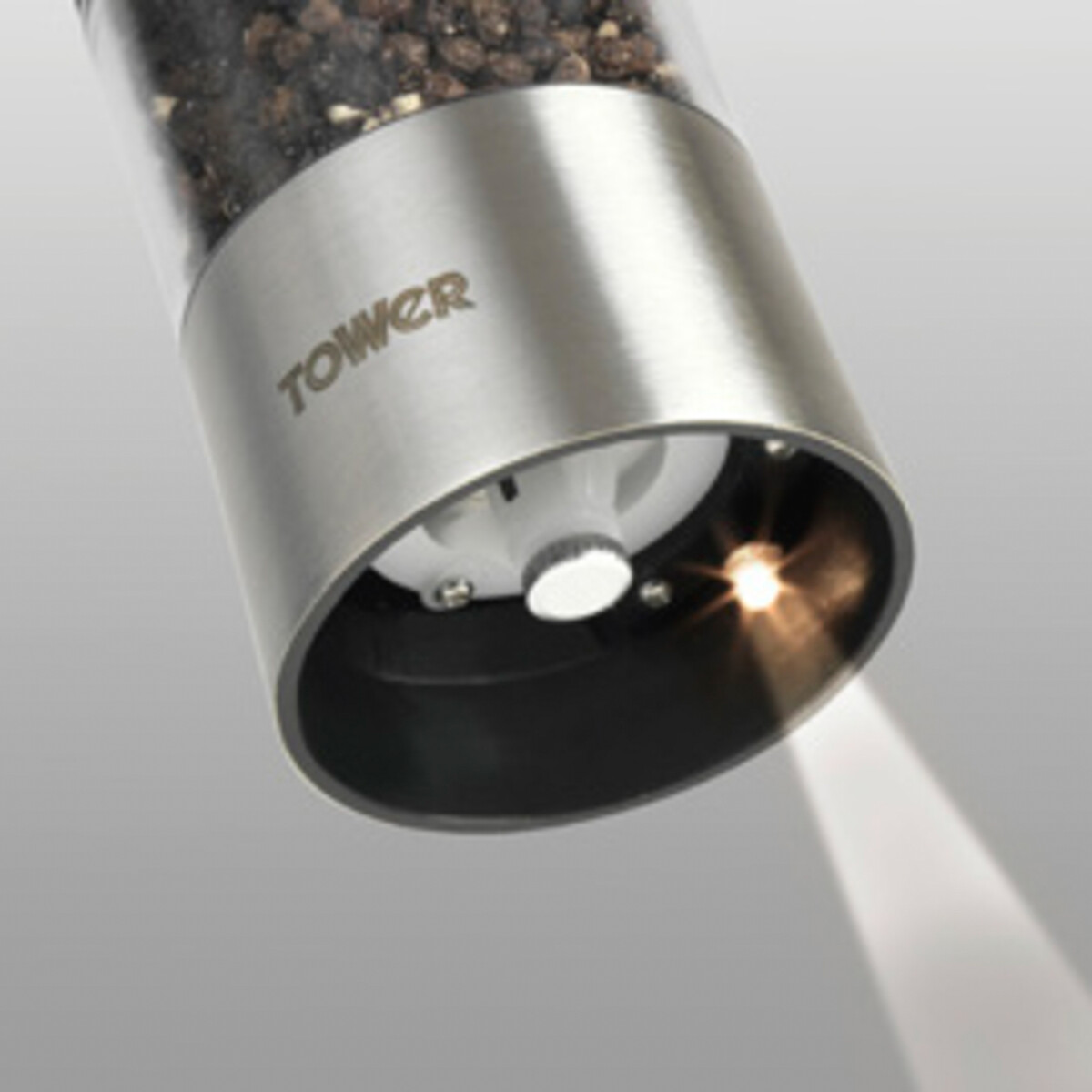 Electric Salt and Pepper Mill black, TOWER