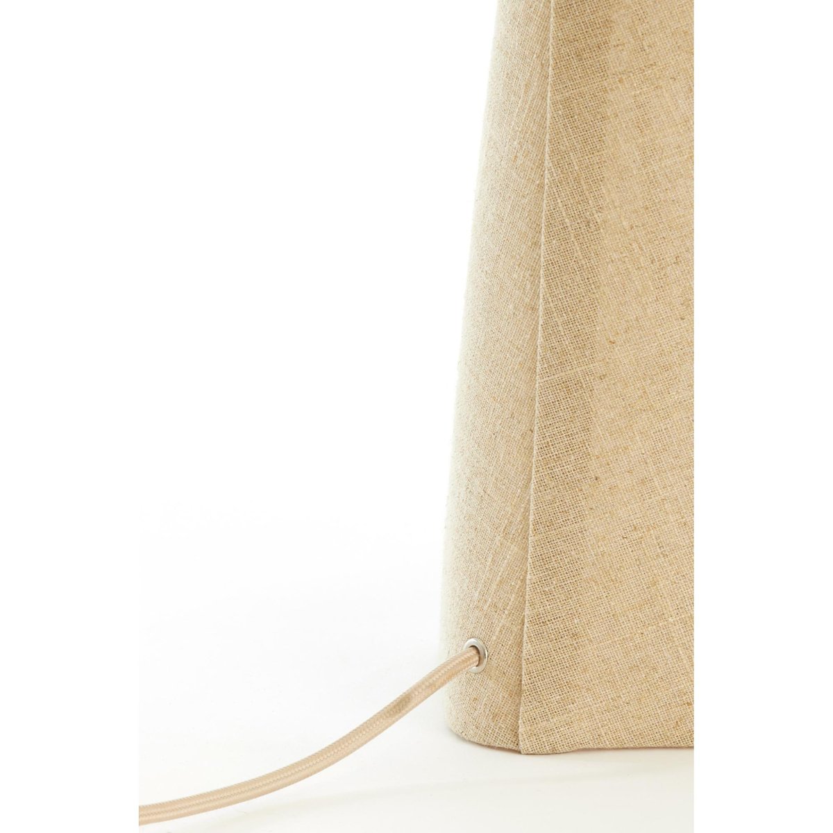 Lampe À Poser Textiles MIKKO naturel, LIGHT & LIVING