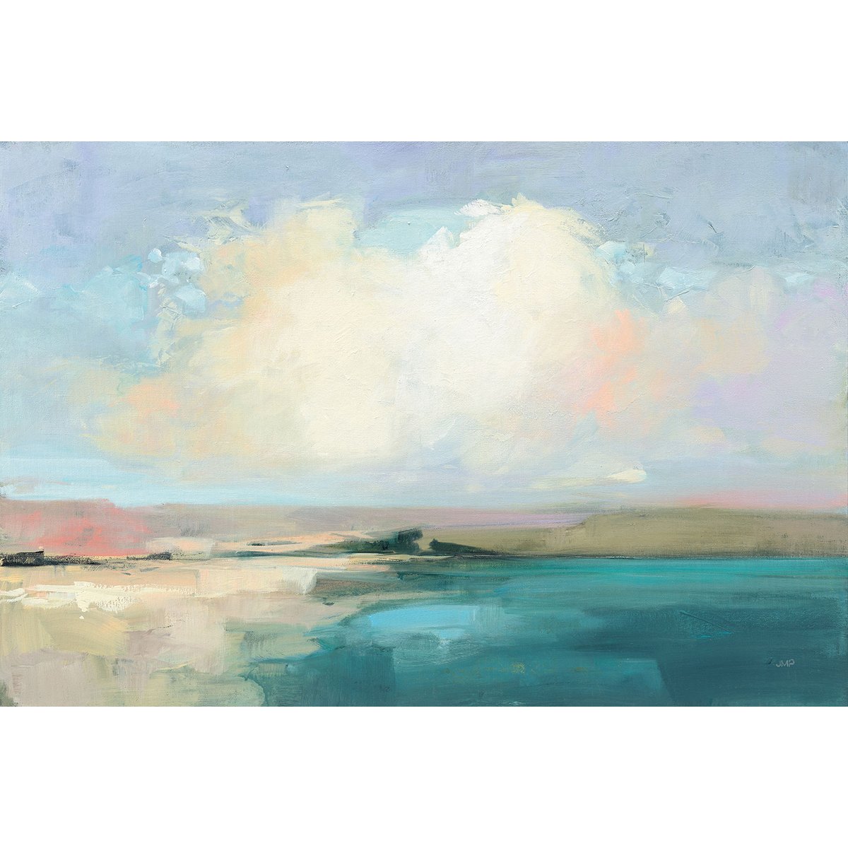 Tableau abstrait Ciel sur la côte tableau alu dibond, HEXOA