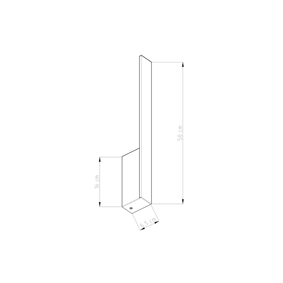Applique murale Aluminium Blanc LED 1 Lahti blanc, EDEN