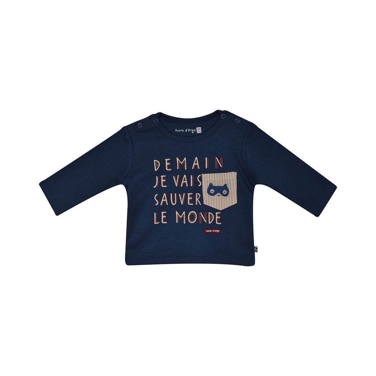 Tee shirt pantalon bebe franck bleu, SUCRE D'ORGE