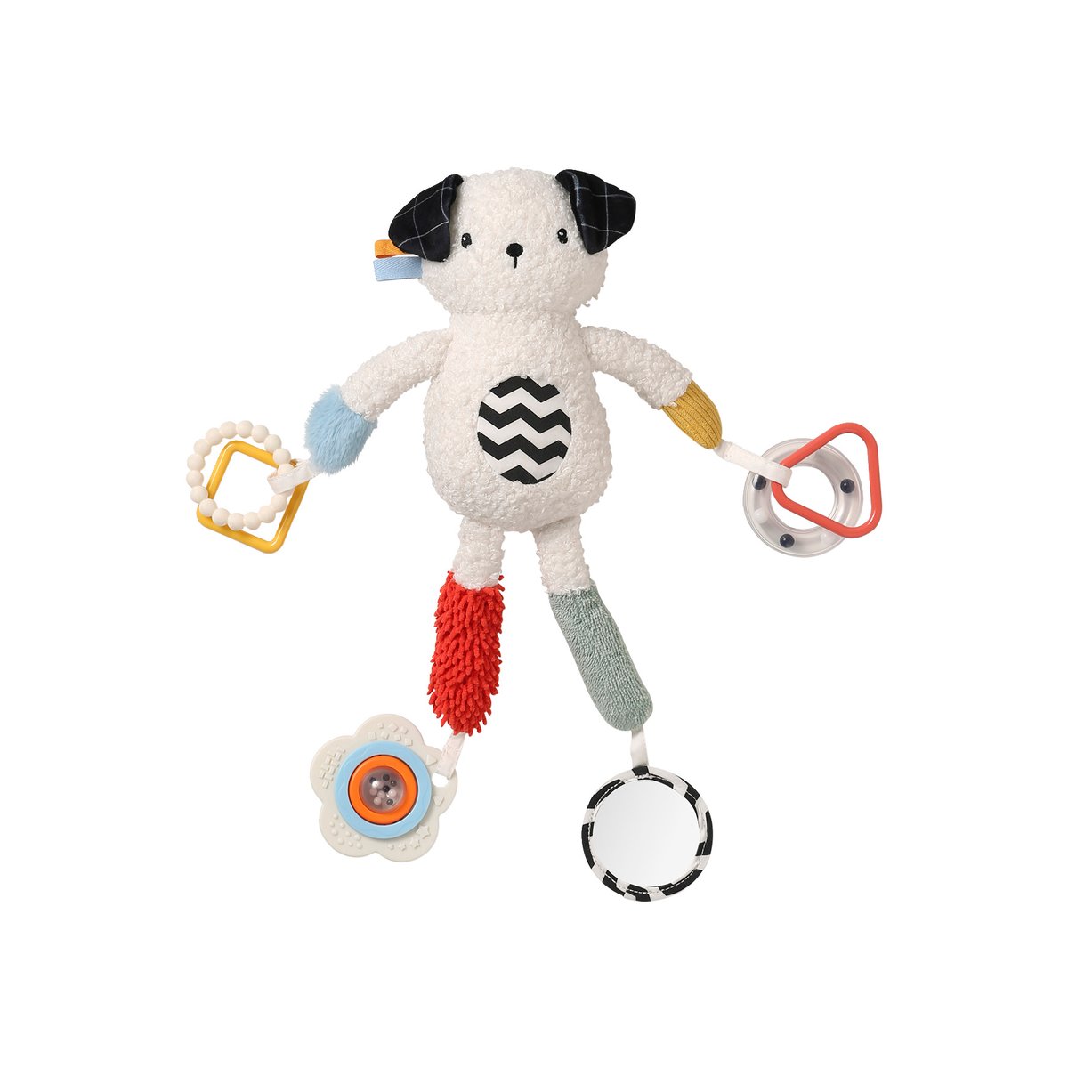Peluche d'activités à suspendre ÉVEIL & SENSORIEL multicolore, VERTBAUDET