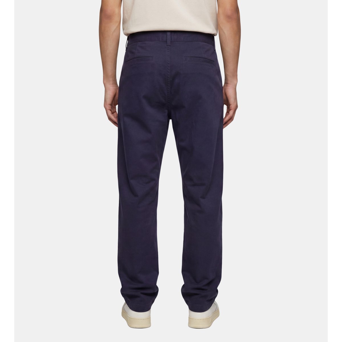 Pantalon tanwide droit loose bleu marine, GALERIES LAFAYETTE
