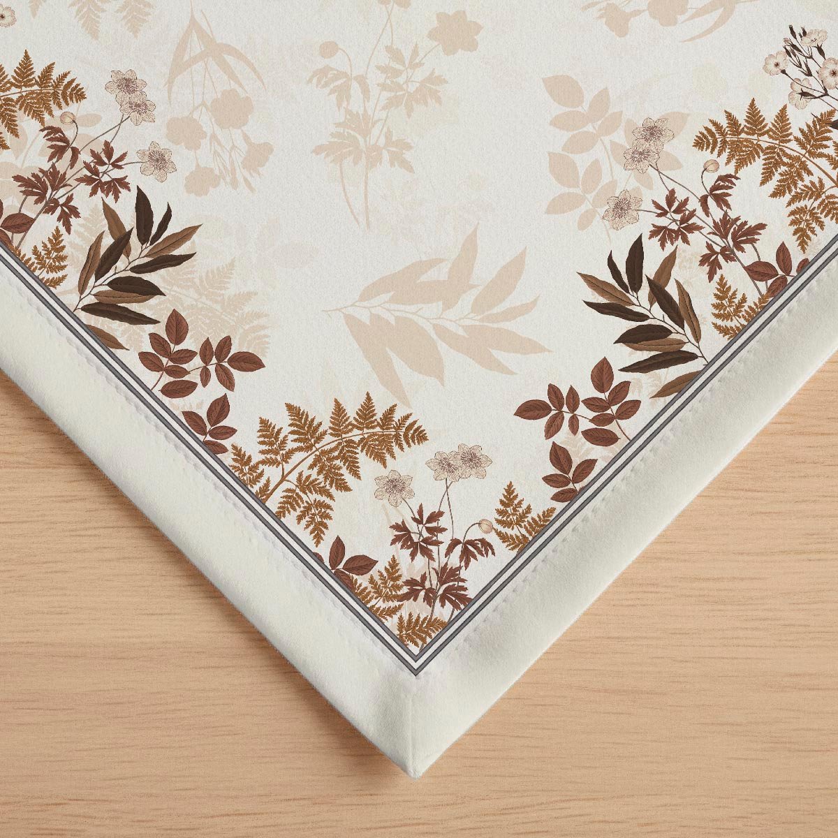 Lot de 4 serviettes en coton 100% Sienna écru, NAF NAF HOME