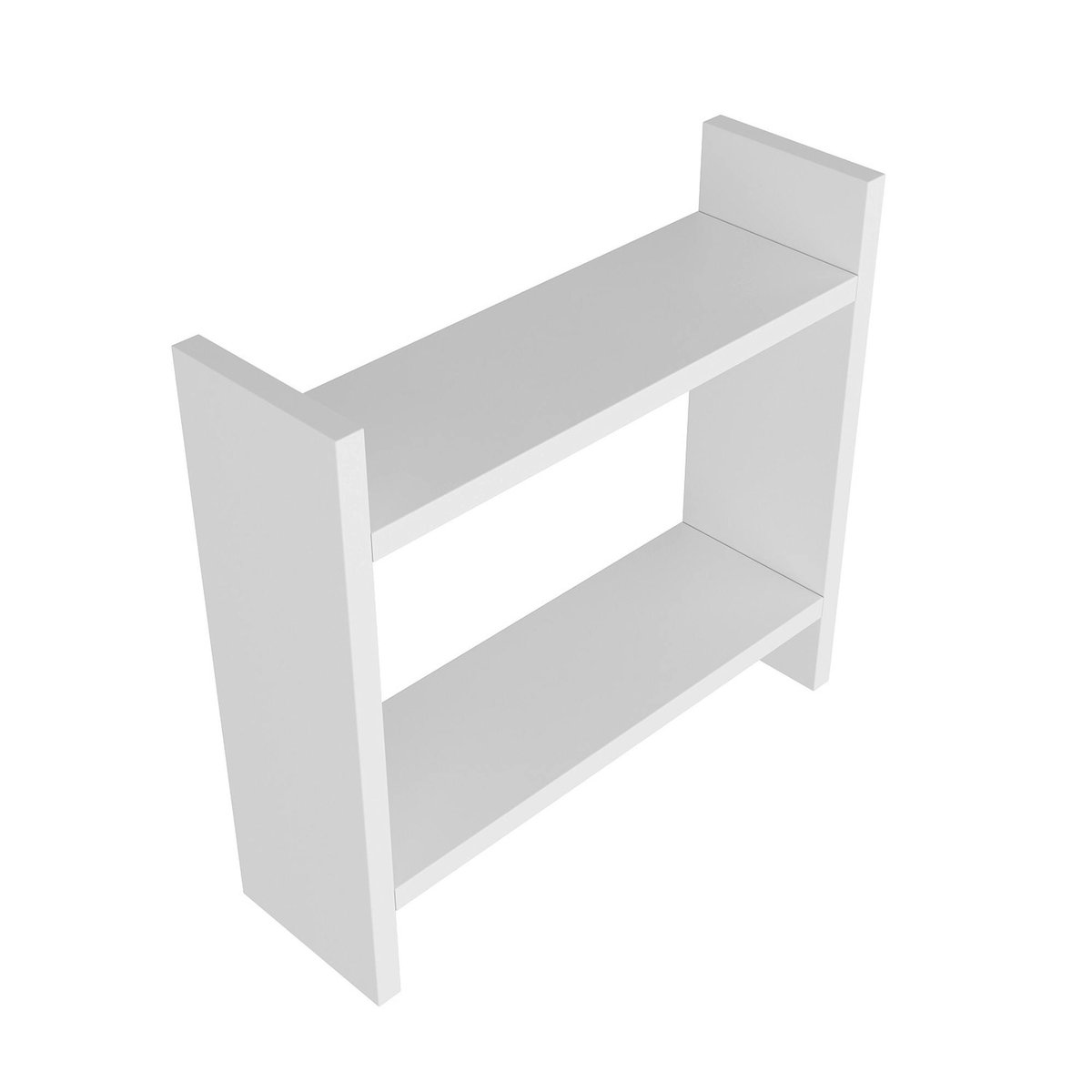 Etagère de cuisine en bois 2 niveaux MARFA blanc, PIER IMPORT