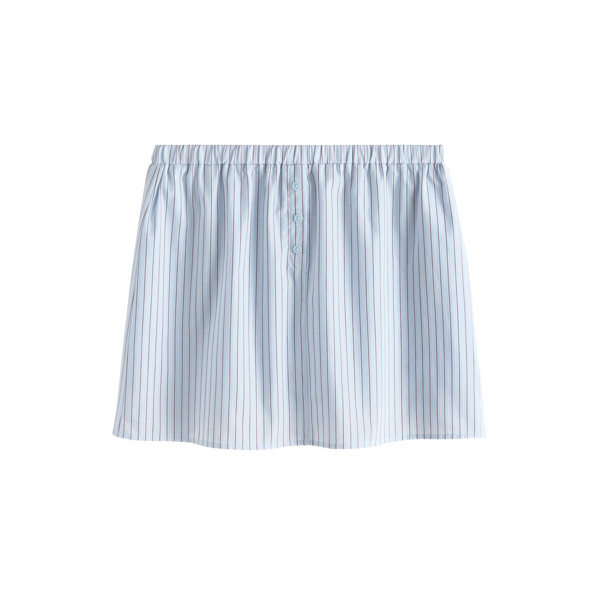 Mini jupe-short rayures bleues/marron, NEXT