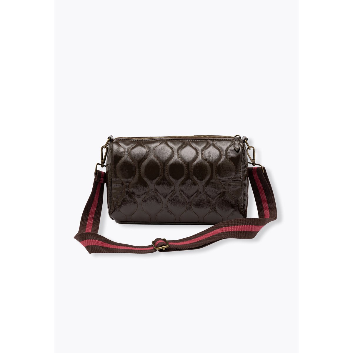 Sac matelassé verni marron, PROMOD