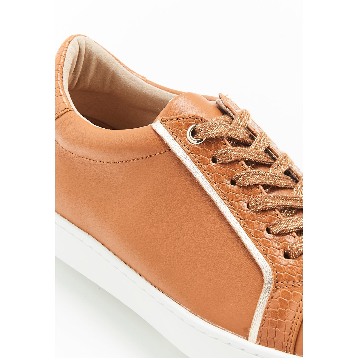 Tennis fabriquées en France marron camel, DAMART