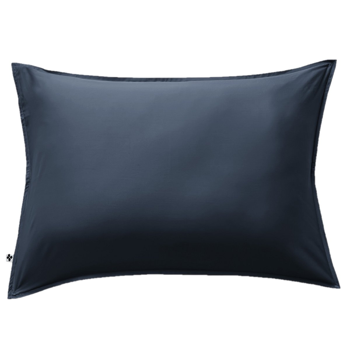 Taie d'oreiller en viscose Salome bleu nuit, EDEN