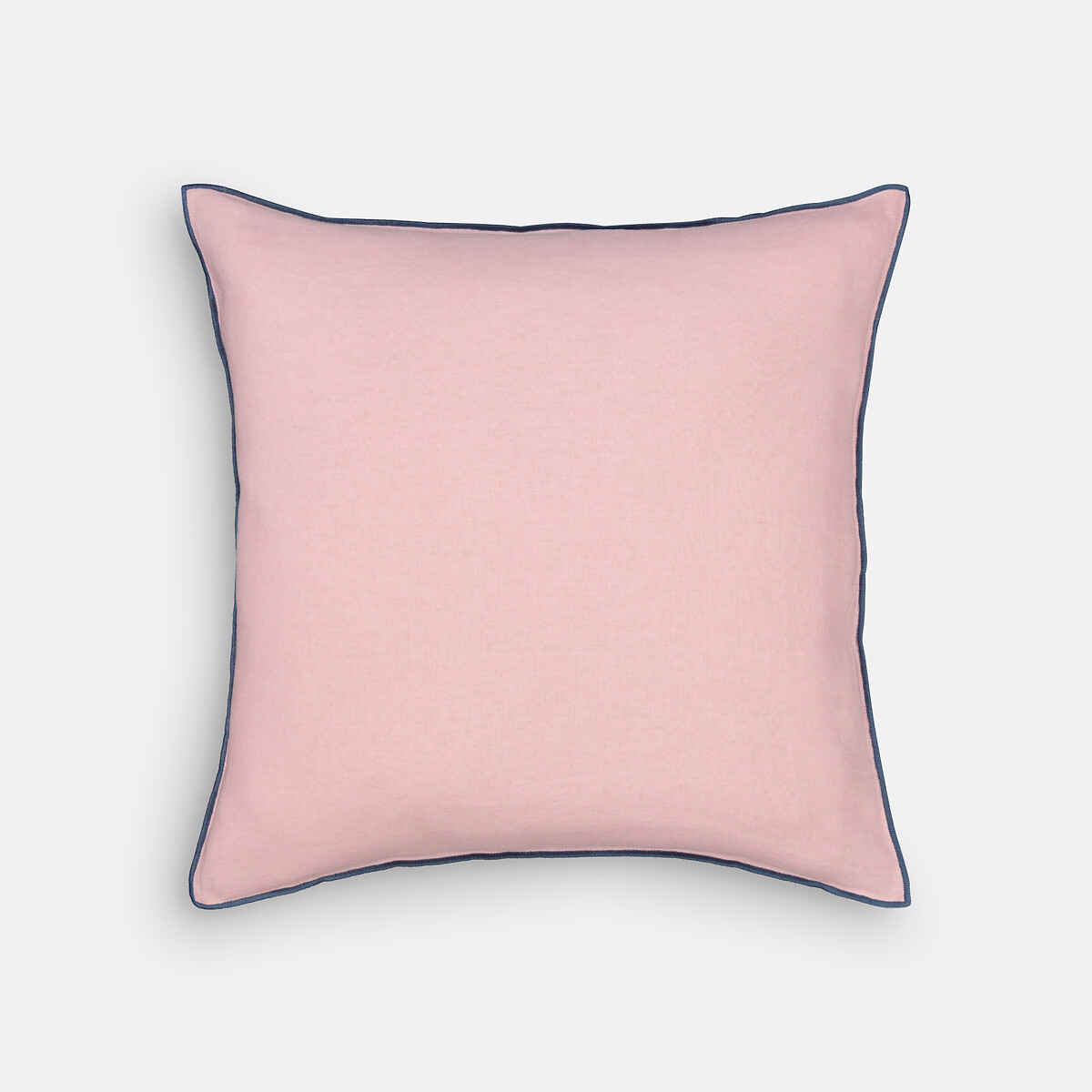 Housse de coussin unie lin/coton, Warna rose, LA REDOUTE INTERIEURS
