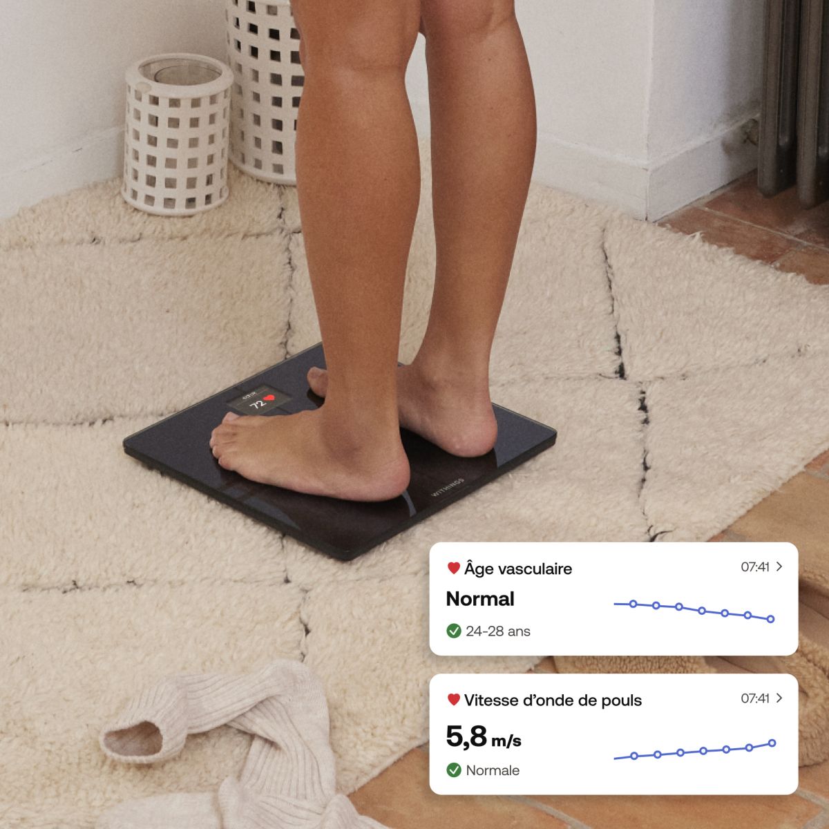 Pèse personne Body Comp blanc, WITHINGS