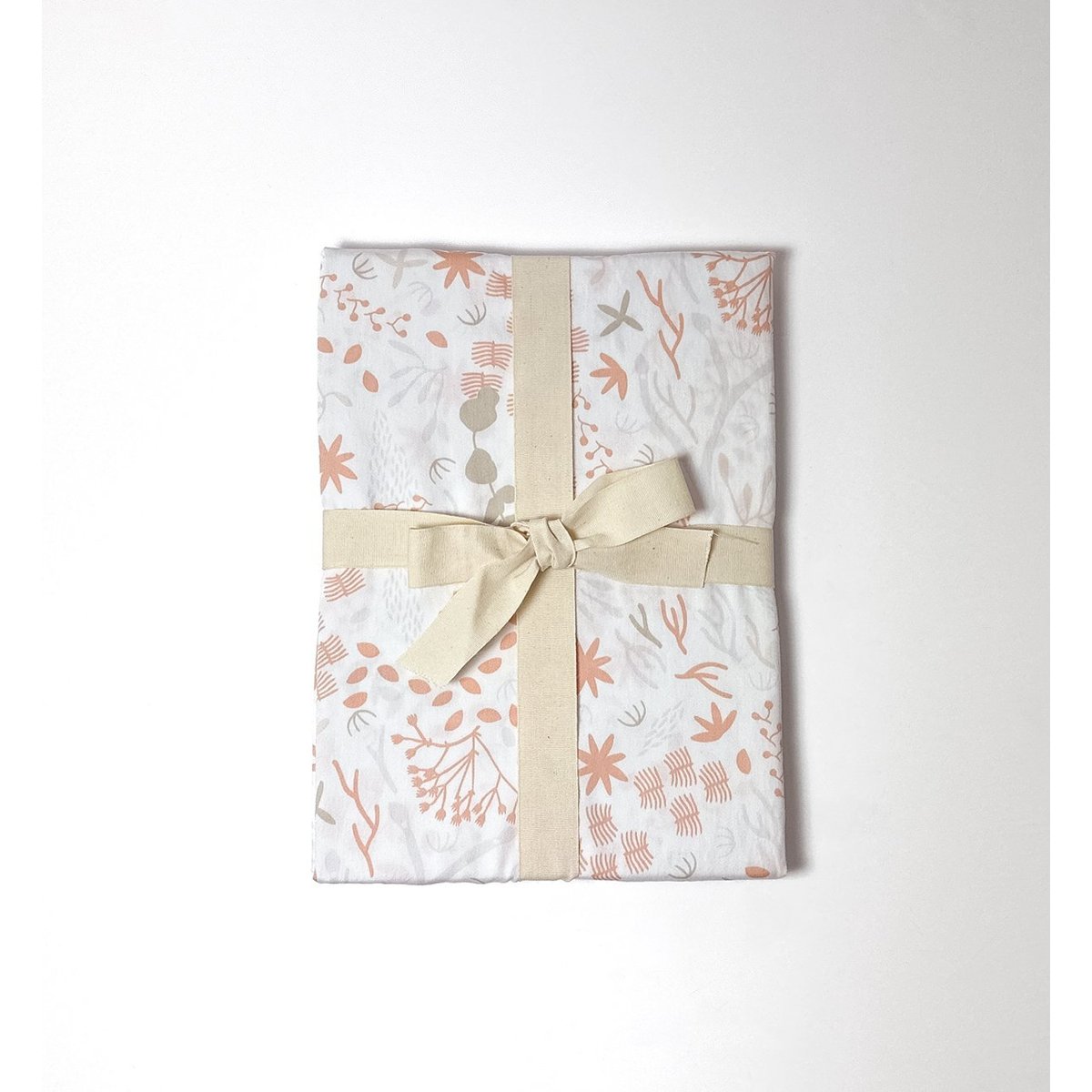 Drap plat Bébé Coton Bio YUKARI DOUCEUR yukari peach, KADOLIS