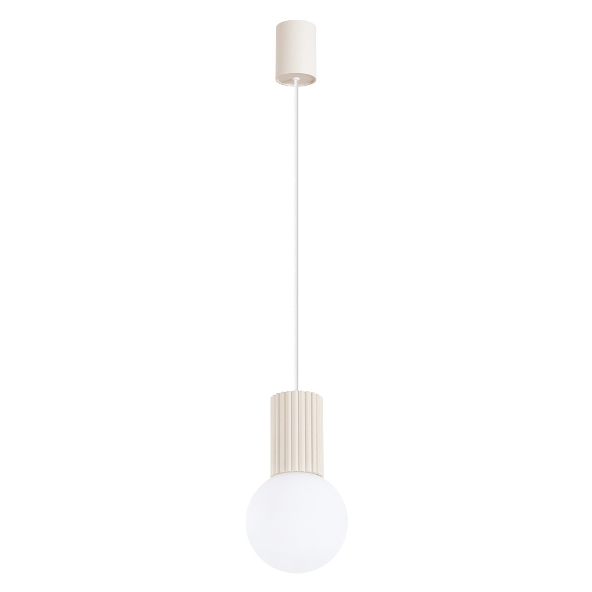 Suspension Aluminium Beige G9 1 Halo beige, EDEN