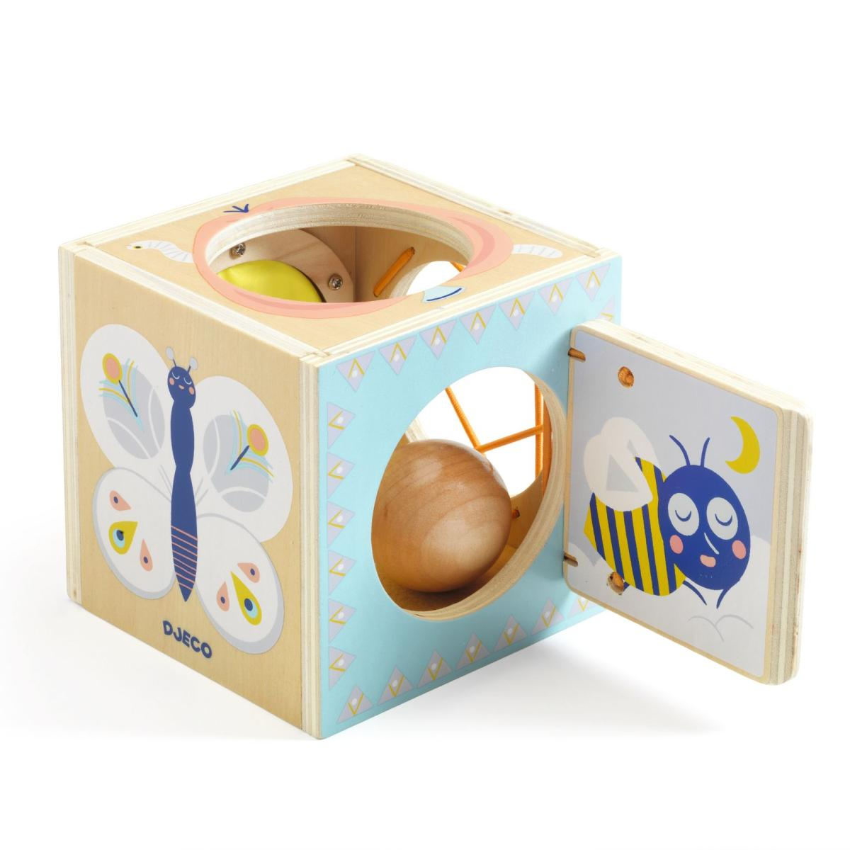 Boite de decouvertes - Babybox marron, DJECO