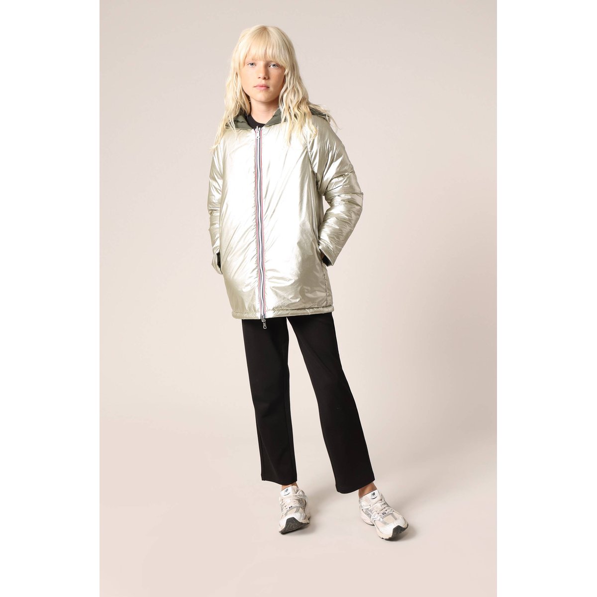 Veste réversible pour fille KALIVIA khaki, DEELUXE