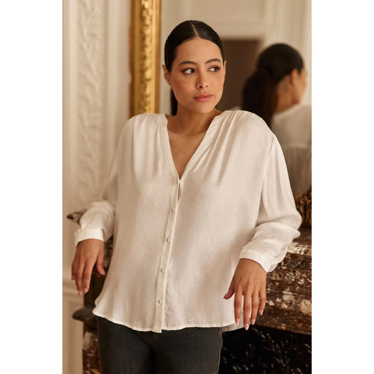 Bolia Long Sleeve Blouse white, LA PETITE ETOILE