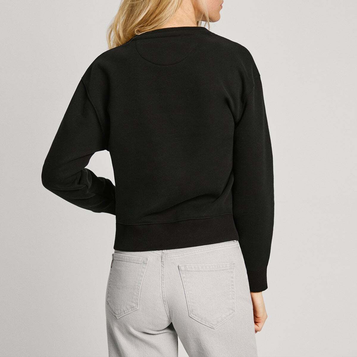 Sweat-Shirt À Col Rond Avec Logo noir, PEPE JEANS