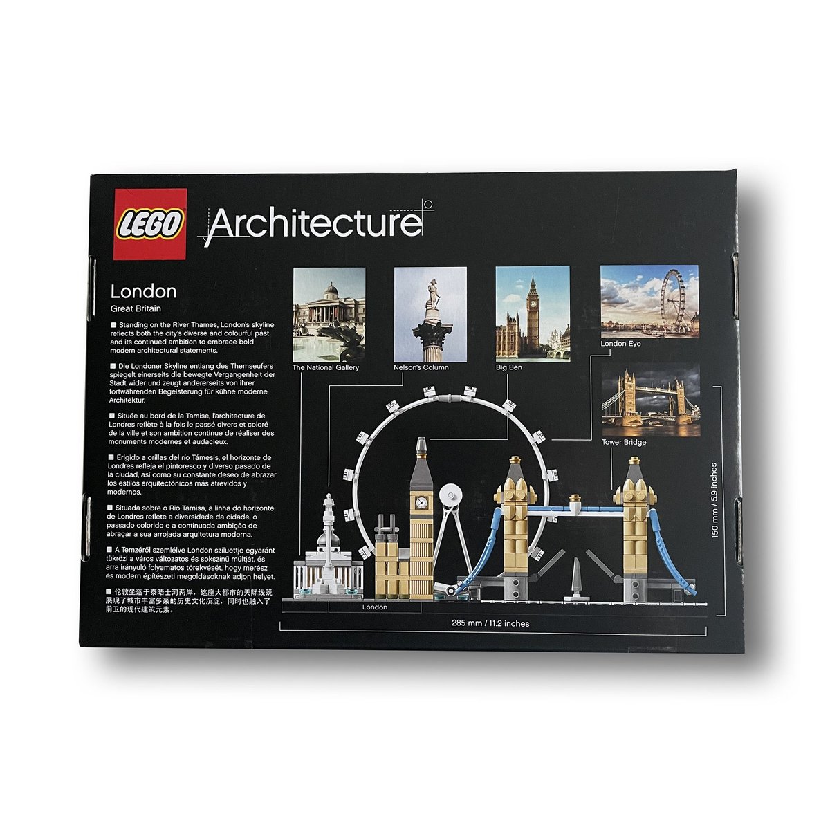 Modèle LEGO Architecture - Londres 21034 - Recréez la Ville Iconique multicolore, LEGO