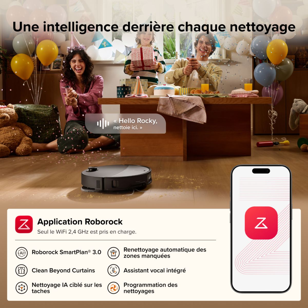 Robot Aspirateur Laveur Qrevo Edge 2X couleur unique, ROBOROCK