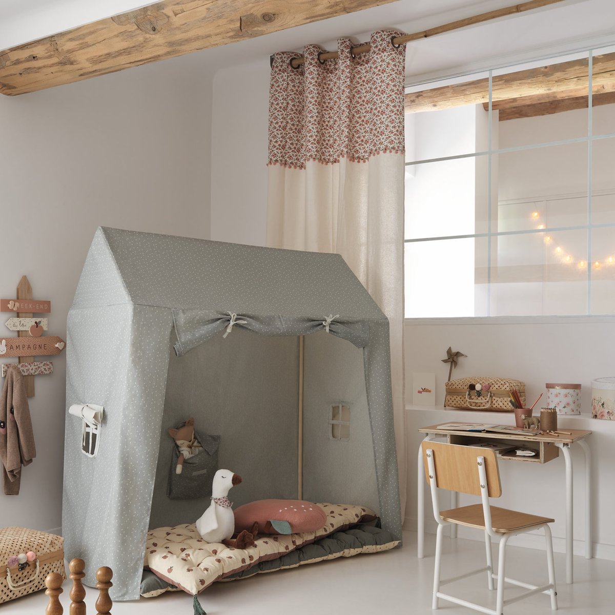 Rideau enfant AZORA multicolore, ATMOSPHERA FOR KIDS