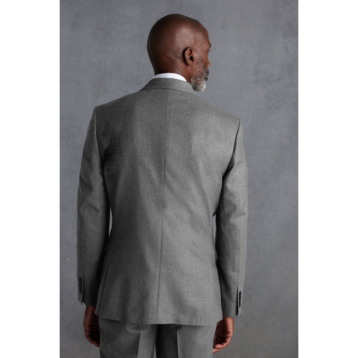 Veste de costume zignone en flanelle texturée gris, NEXT
