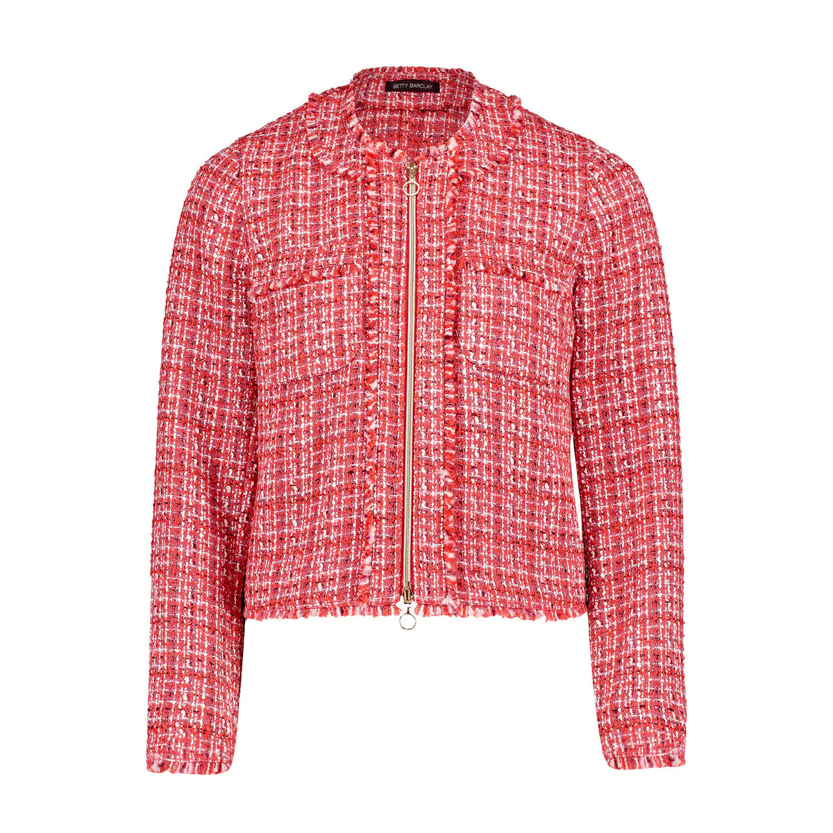 Veste blazer à franges red/pink, BETTY BARCLAY