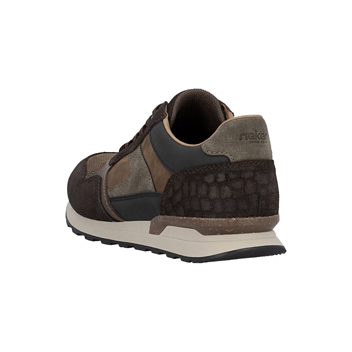 Basket Basse Cuir Rusty marron, RIEKER