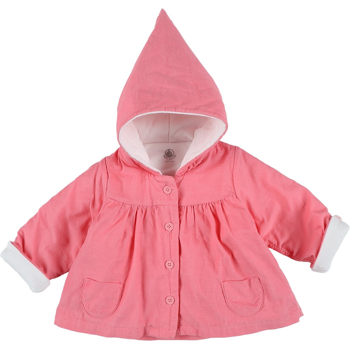 Manteau velours - Très bon état rose, PETIT BATEAU