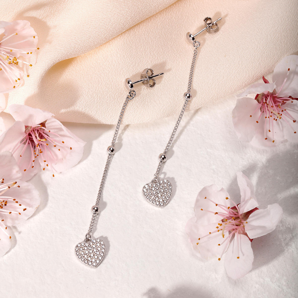 Boucles d'oreilles en argent 925 TRUE LOVE argent, BLUESPIRIT