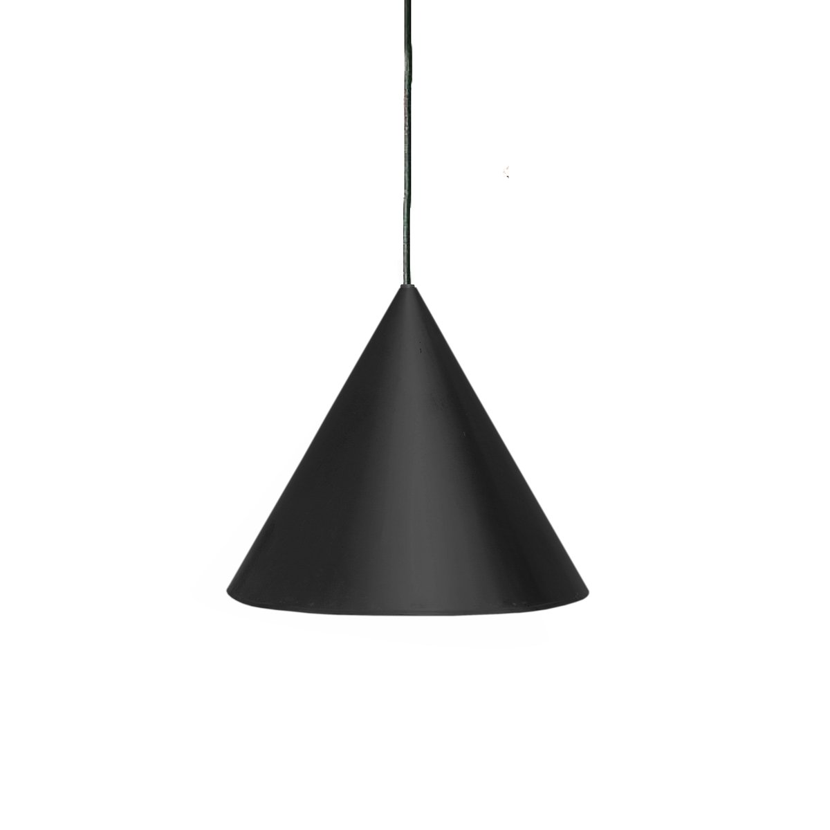 Suspension abat-jour fer noir 30 cm - REMEI v002228, HANNUN