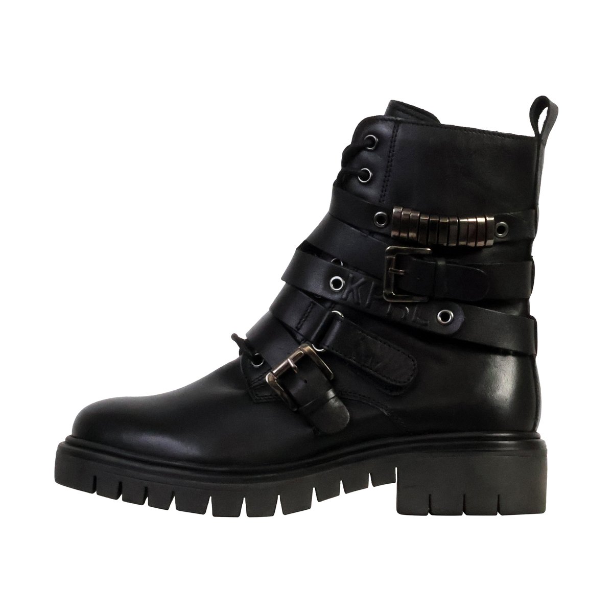 Bottines Cuir Zeloe noir, KAPORAL