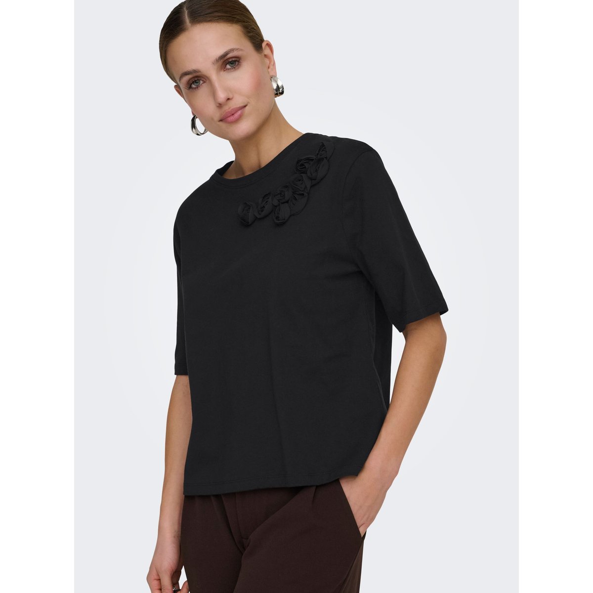 T-Shirt black 1, JDY
