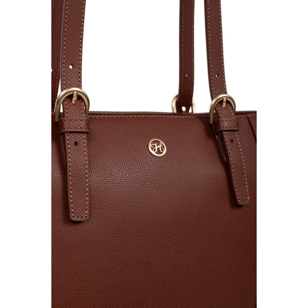 Sac cabas porté épaule AUDE marron, HEXAGONA