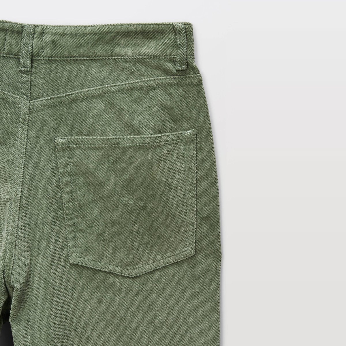 Pantalon large en velours meleze, MONOPRIX
