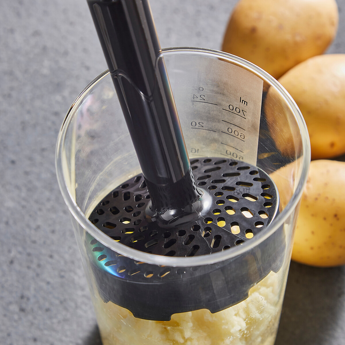 Hand Blender Set with Masher silver-coloured, MORPHY RICHARDS