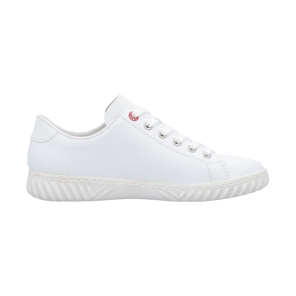 Basket Basse Cuir Manila blanc, RIEKER