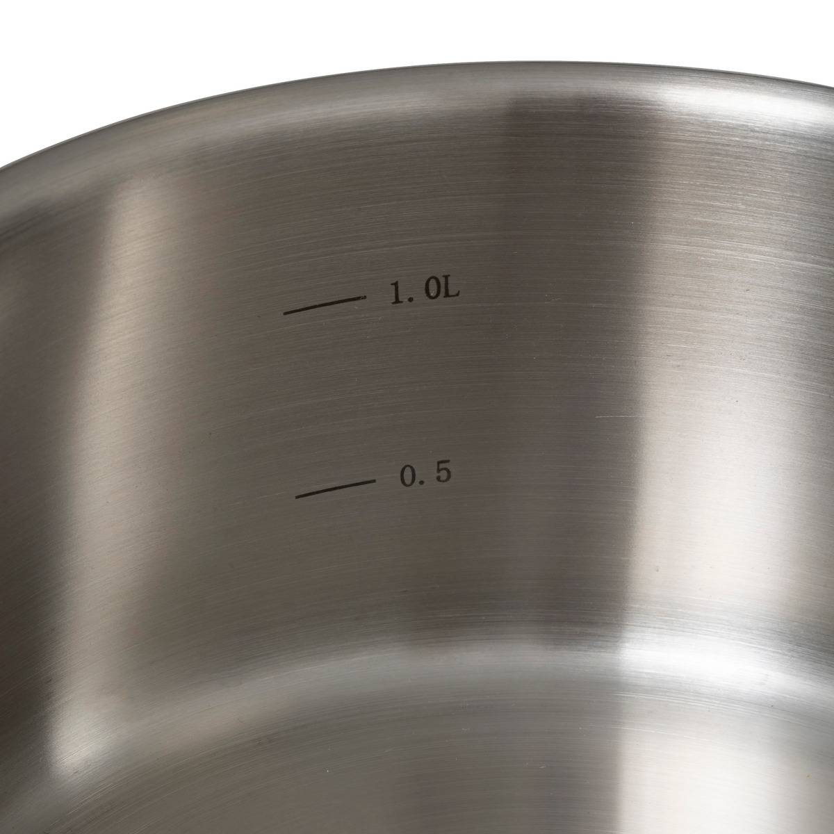 Casserole en inox 16cm avec bec verseur RESILIENCE argent, 5FIVE SIMPLY SMART