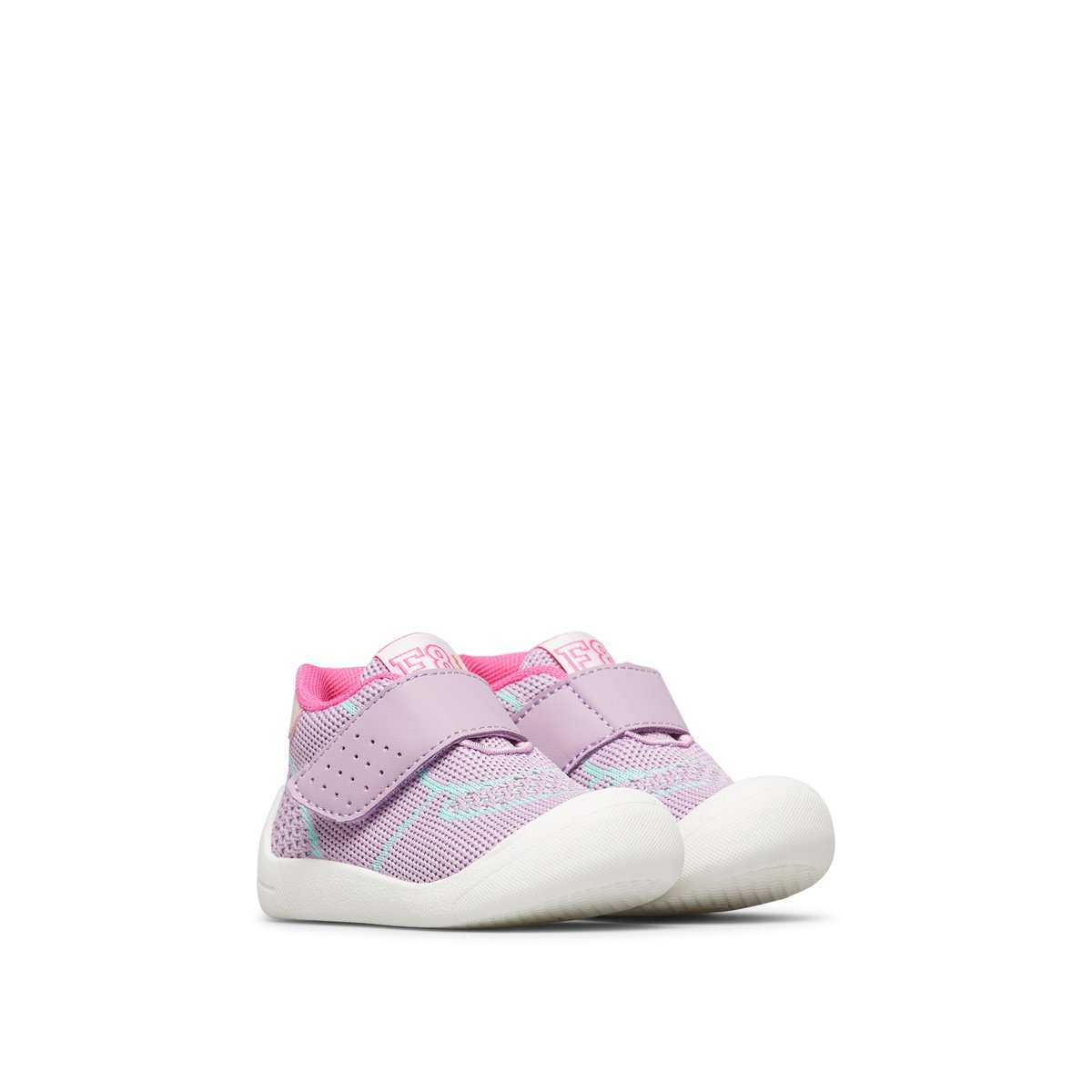 Sneakers en simili cuir et tissu FREE 2 VL. lilas-, FALCOTTO