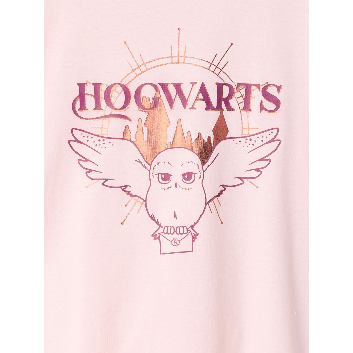 T-shirt manches longues Harry Potter rose pâle, VERTBAUDET