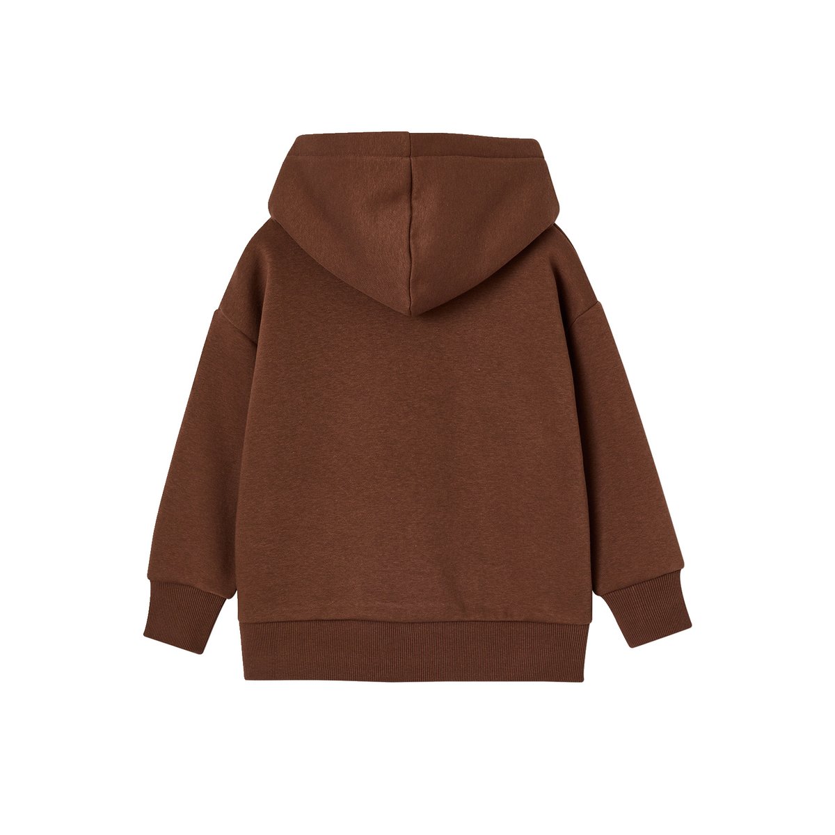 Sweat à capuche marron, VERTBAUDET