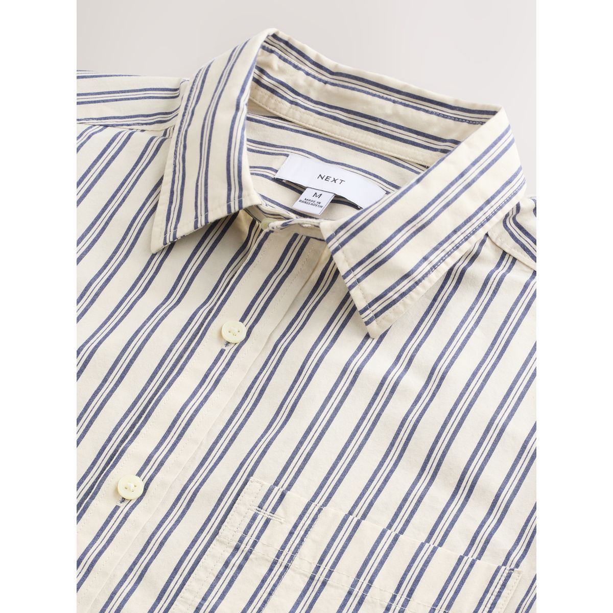 Chemise en popee à manches longues crème écru, NEXT