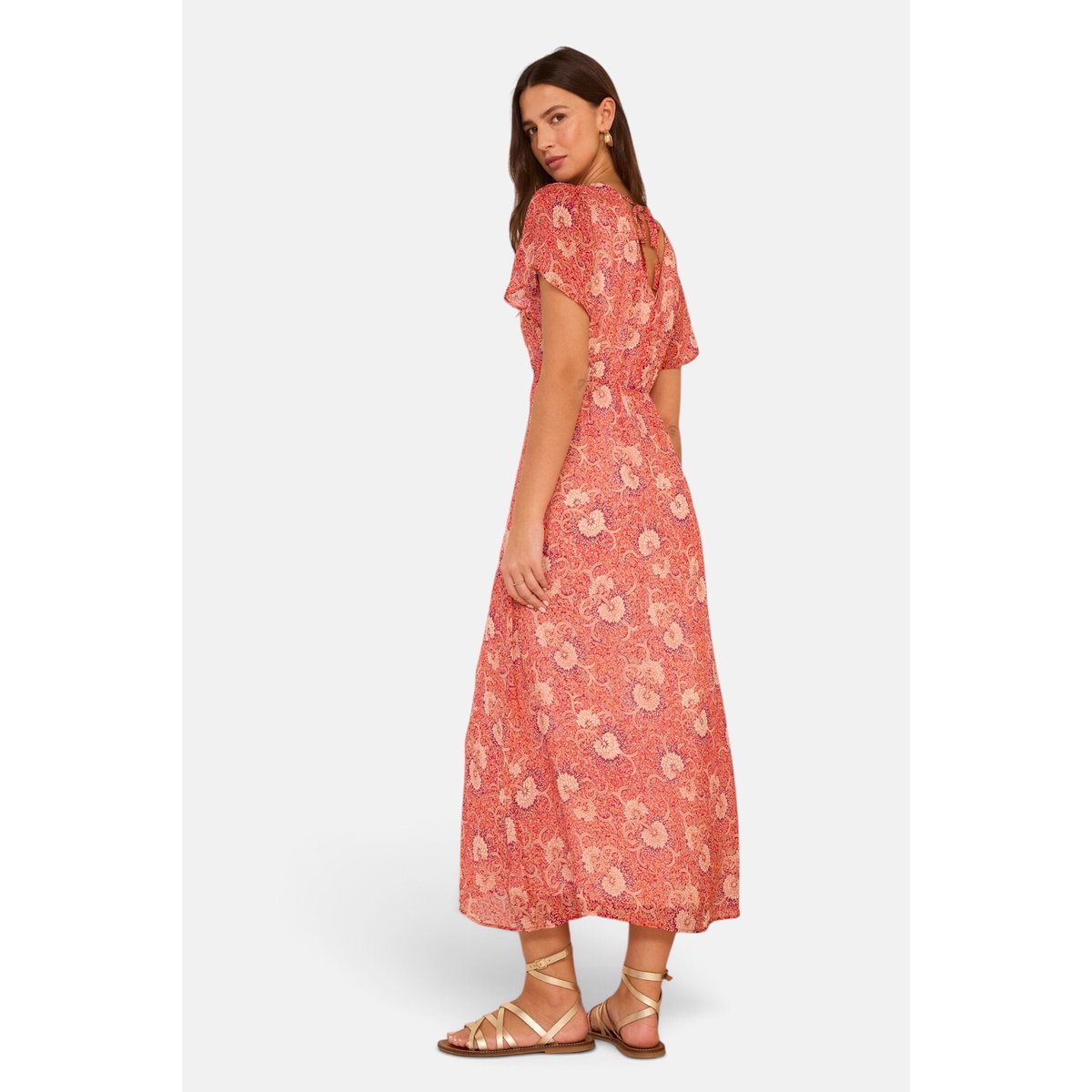 Robe fluide imprimée PRUDENCE fuchsia, Maison 123