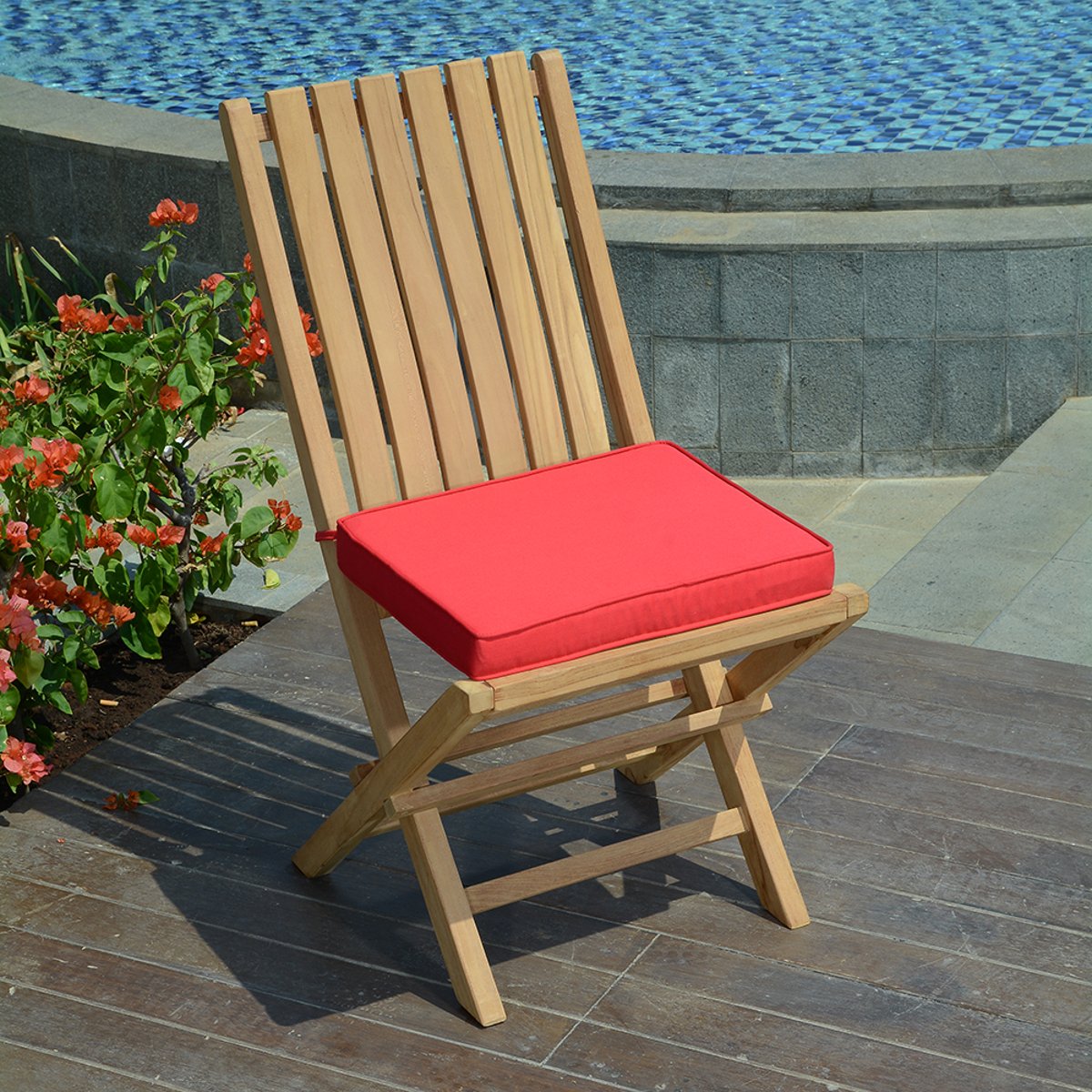 Salon de jardin en teck massif Sirocco, 6 places naturel, TECK ATTITUDE