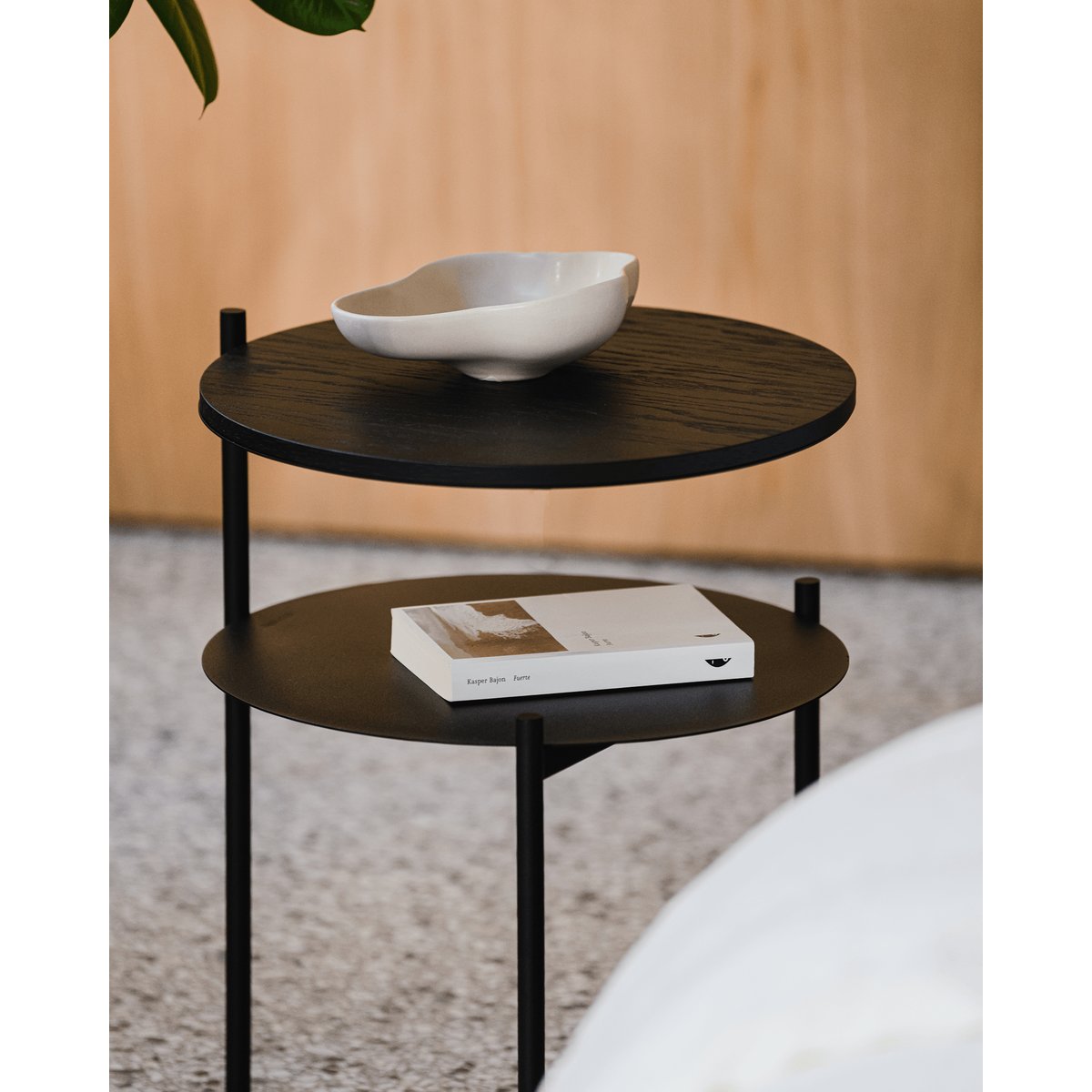 noo.ma Tu table de chevet bordeaux, NOO.MA
