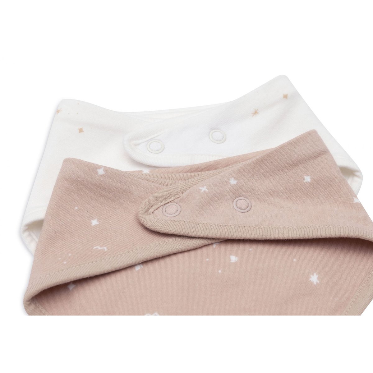 Lot de 2 bavoirs bandana Twinkling Wild Rose twinkling wild rose, JOLLEIN