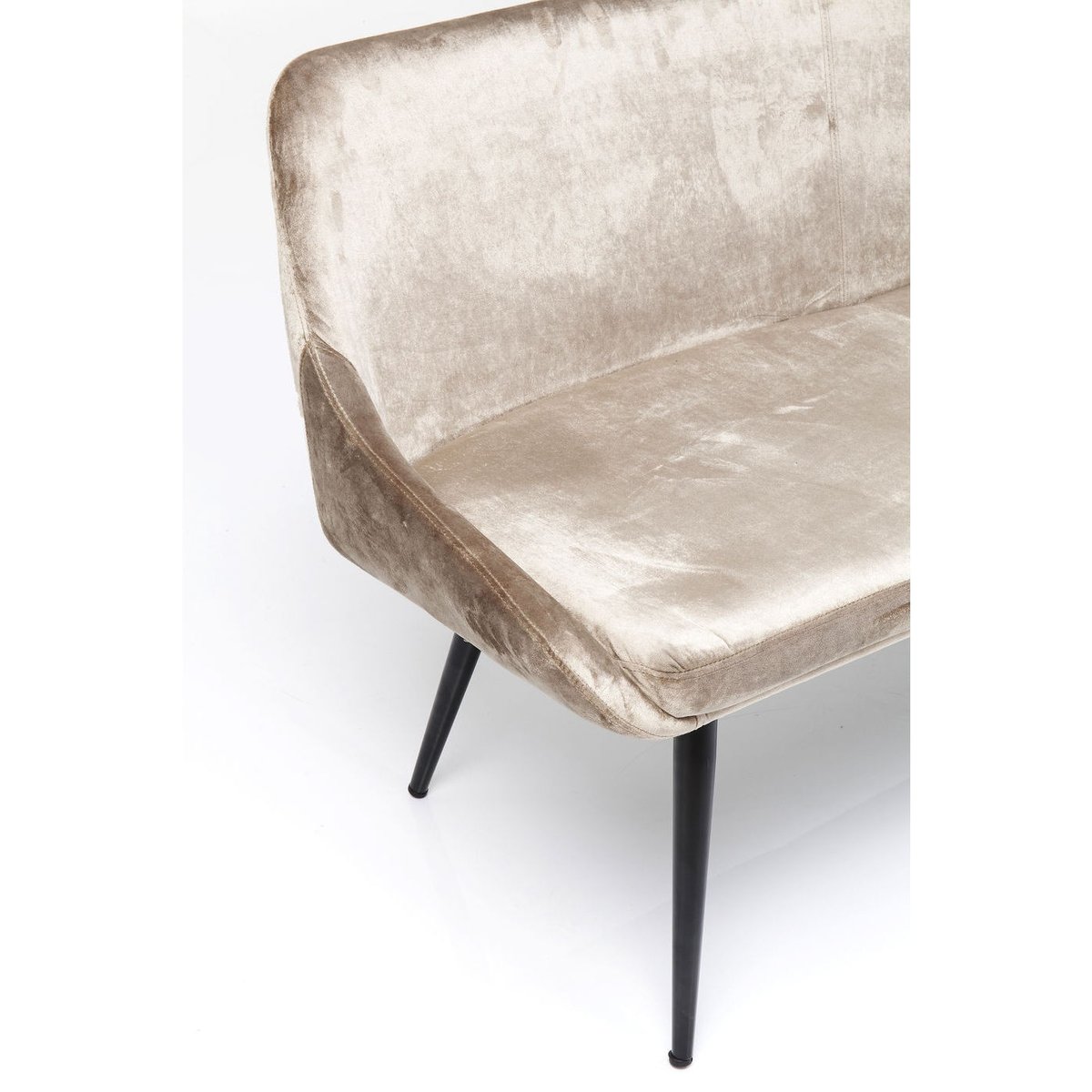 Banquette en velours, EAST SIDE beige, KARE DESIGN