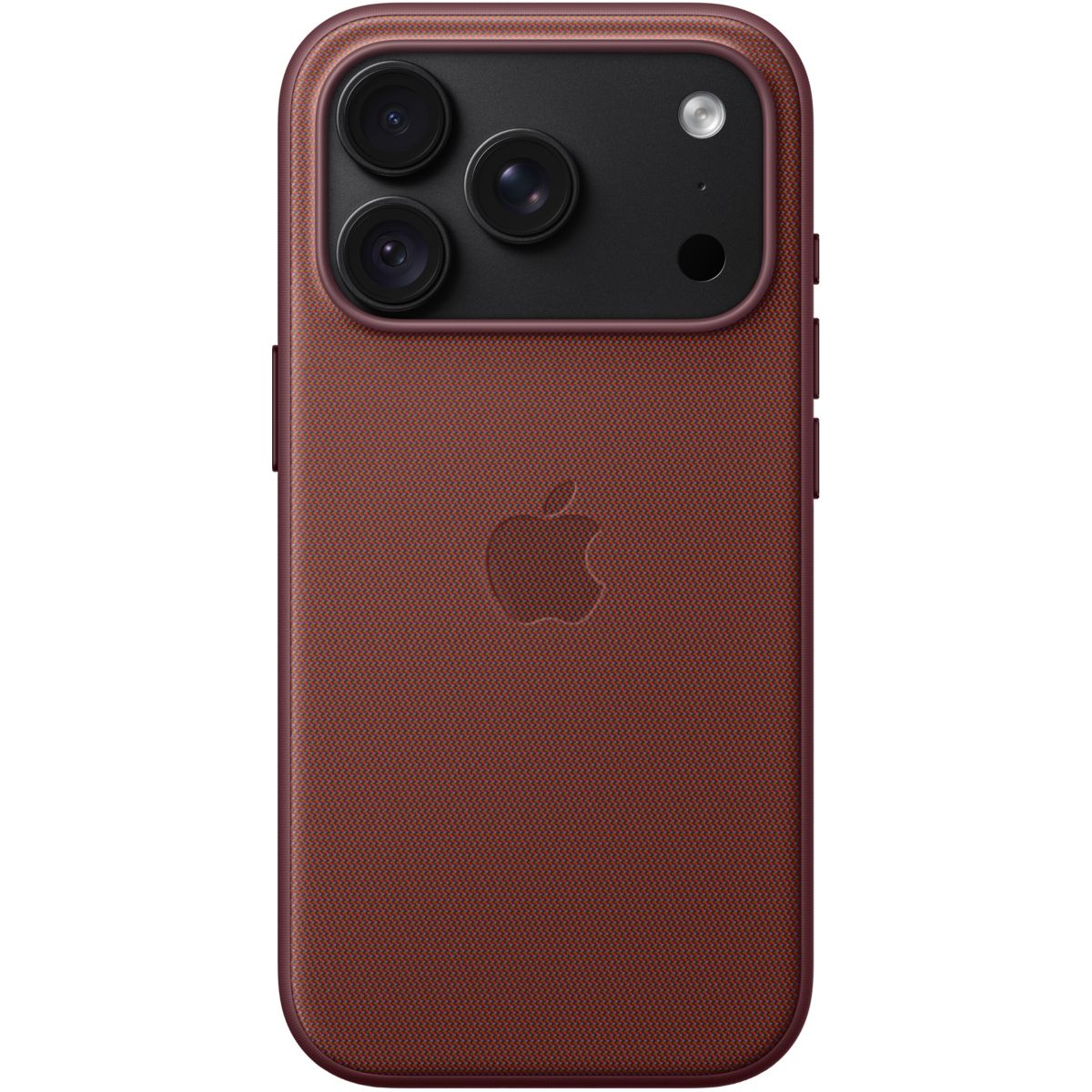 Coque iPhone 18 Pro TechWoven Bordeaux Magsafe couleur unique, APPLE