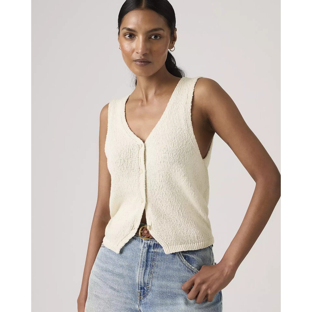 Colete com decote em V cru, LEVI'S