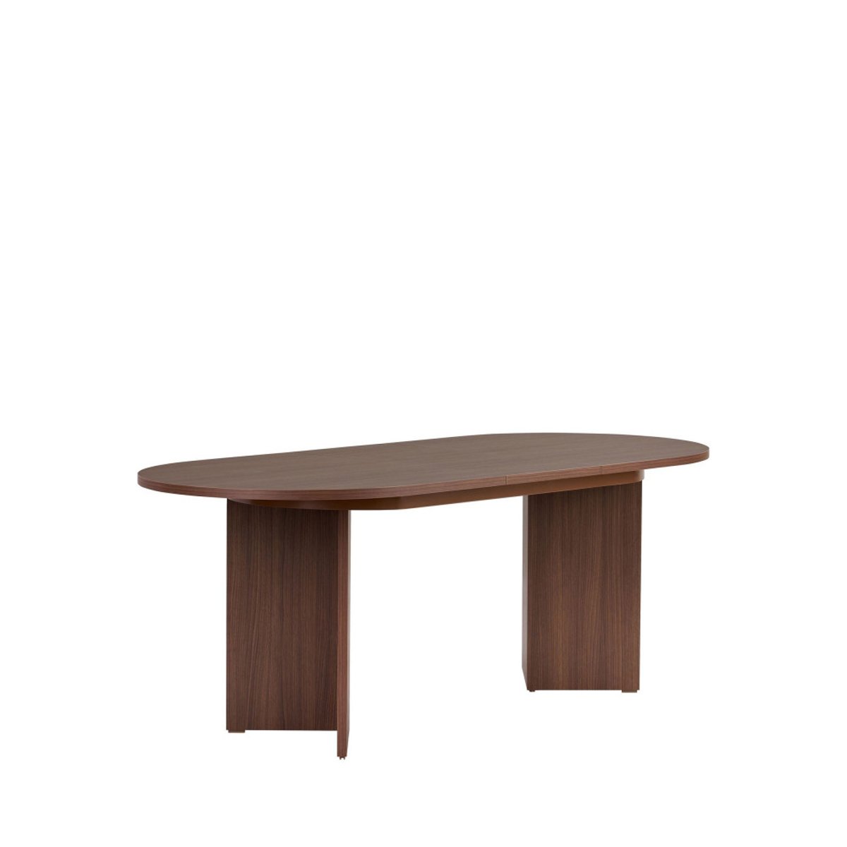 Table à manger extensible 6 à 8 personnes en bois 160-200x75cm- SAM bois foncé, DRAWER